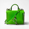 Neon Green Leather Bag – Alpha by Aria Margo