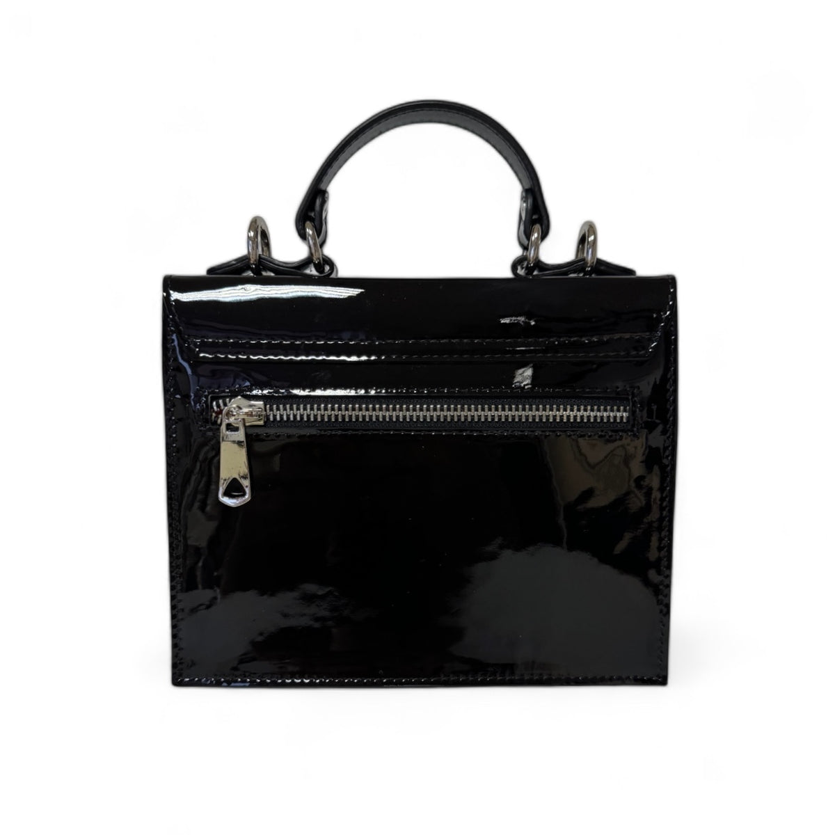 Black patent leather bag – Alpha by Aria Margo