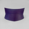 Cleo Leather Corset Belt - Purple