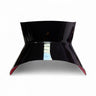 Aria Margo Hallo black patent leather corset belt with a high-shine finish and structured waist-defining shape.