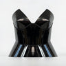 Aria Margo black patent leather corset belt with a high-shine finish and structured, feminine silhouette.