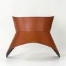 Aria Margo brown Italian leather corset belt with a structured, feminine silhouette for waist and hip shaping.