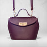 Plum Leather Bag – Ama by Aria Margo