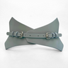 Thorns Leather Corset Belt - Ice Blue