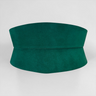 Eclipse Mini Leather Corset Belt - Green Suede