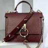Alpha Burgundy Leather Bag