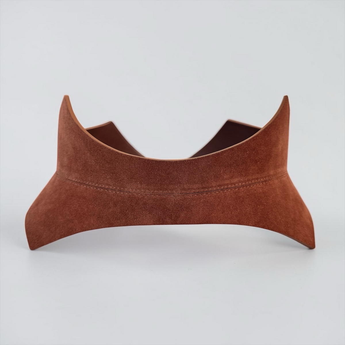 Thorns Leather Corset Belt - Brown Suede