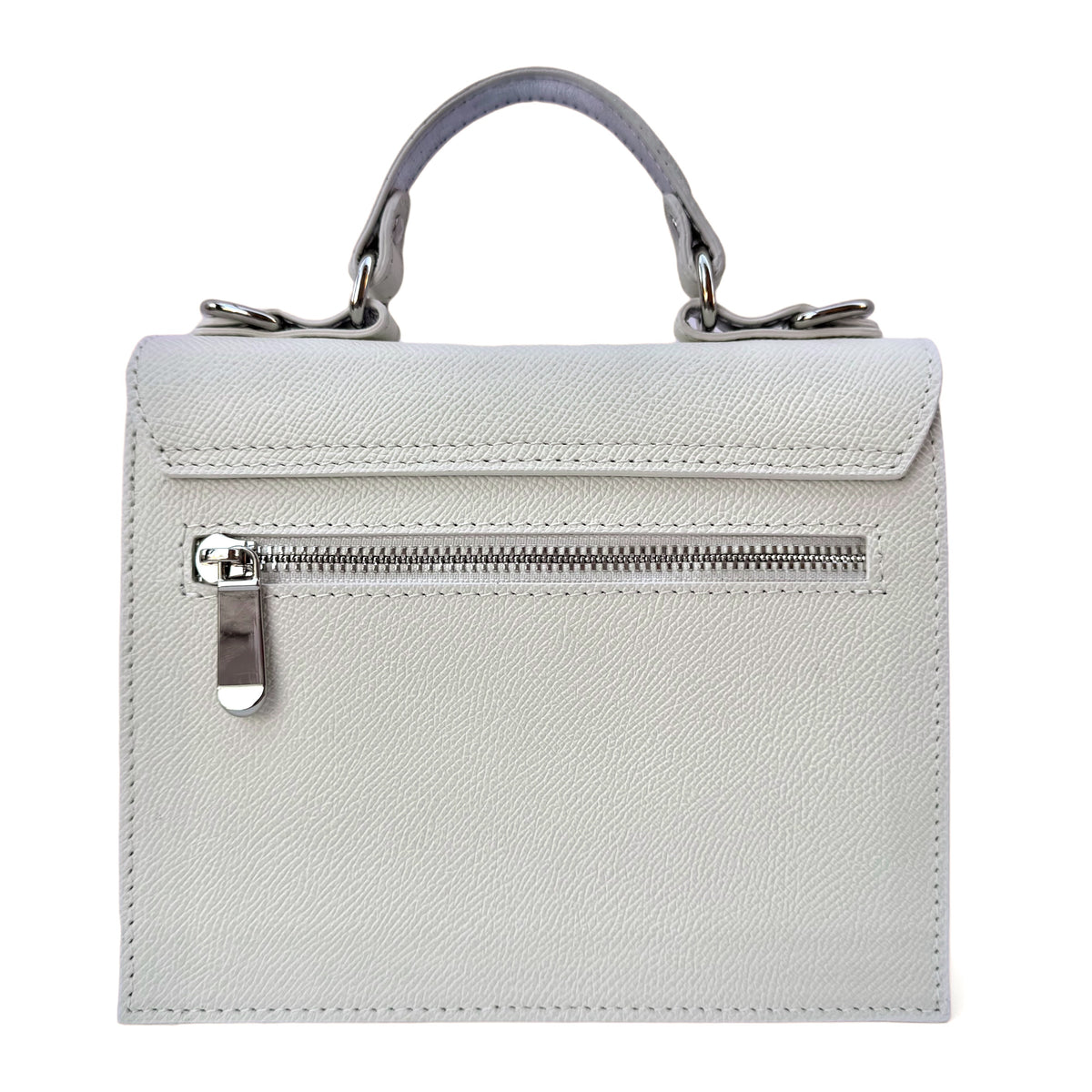Alpha Off White Leather Bag