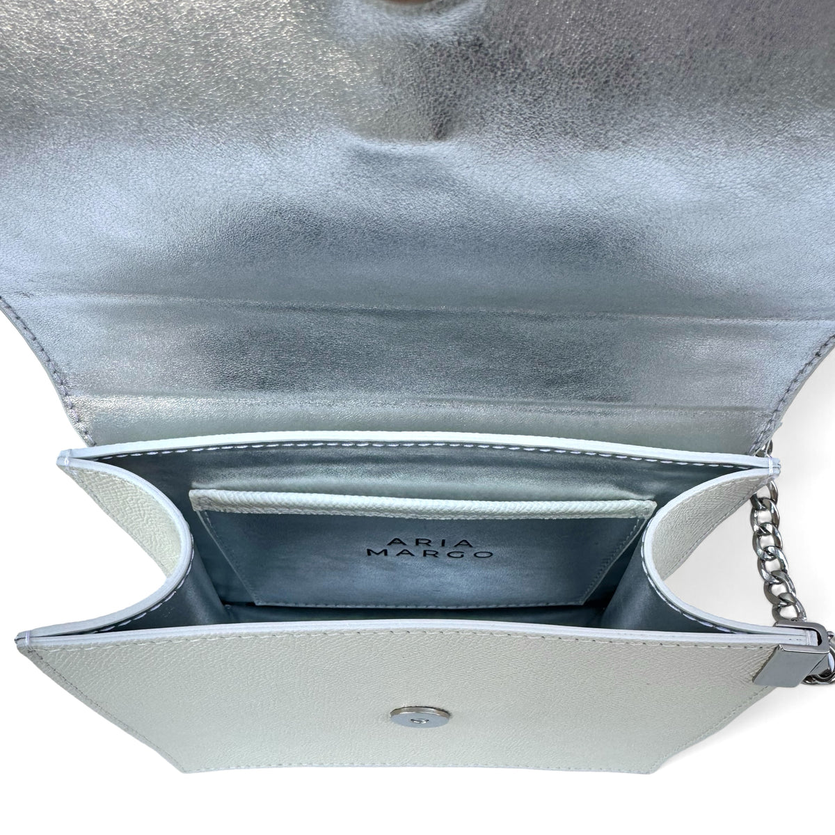 Alpha Off White Leather Bag