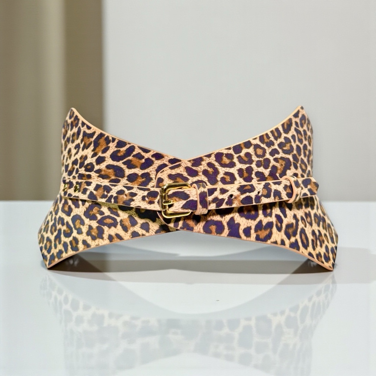 Thorns Leopard Animal Print Corset Belt - Sale - Image 2