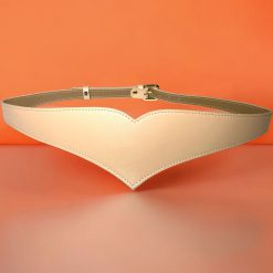 Gold Heart leather belt, large range of plus size sizes, fashion, designer belt