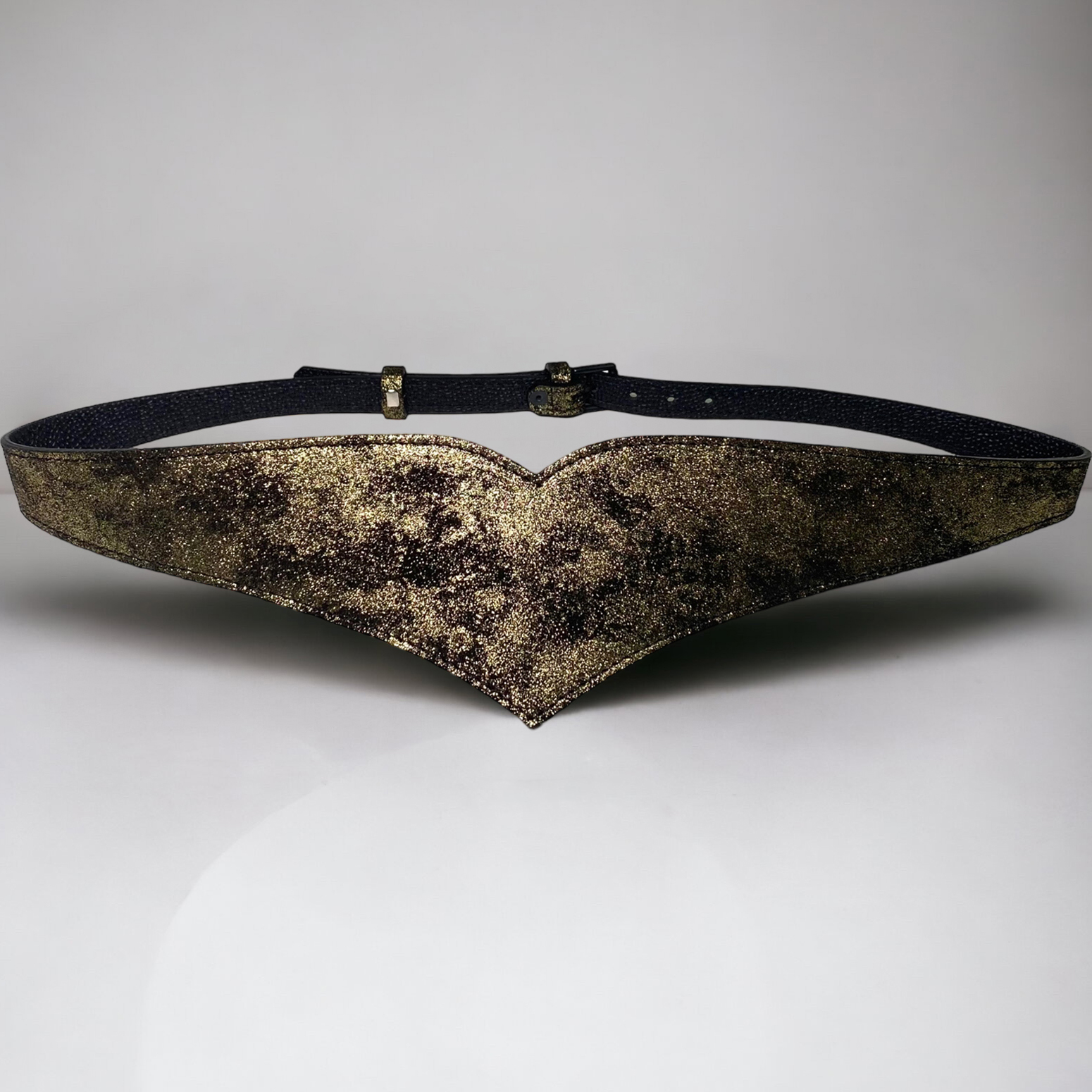 wide leather corset belt