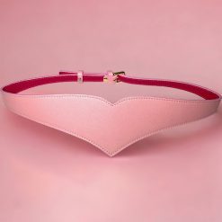 PINK Heart leather belt, large range of plus size sizes, fashion, designer belt