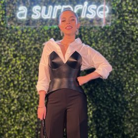 Black XO Leather Corset Belt - ARIA MARGO