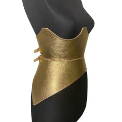 Gold XO Leather corset Aria Margo plus size festival look