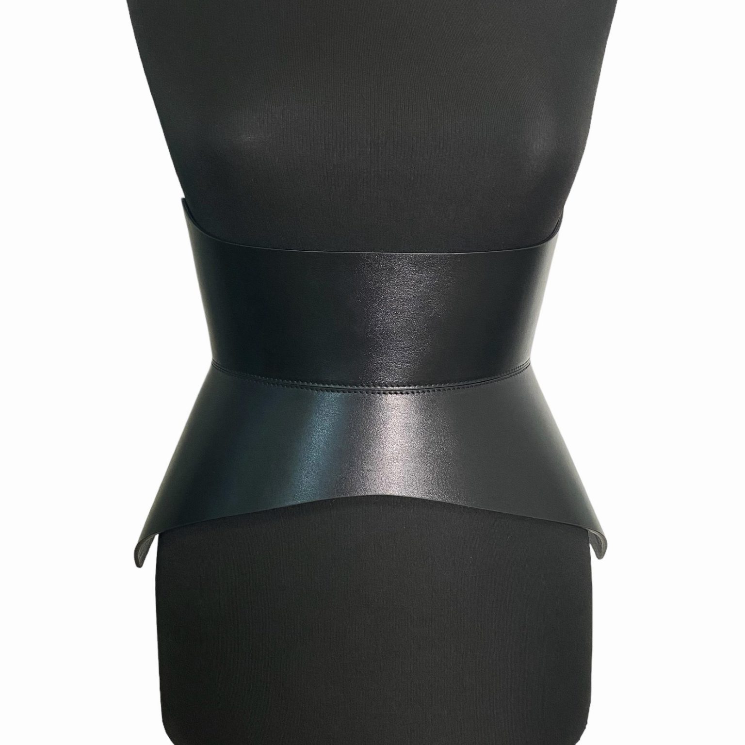womens black corset belt