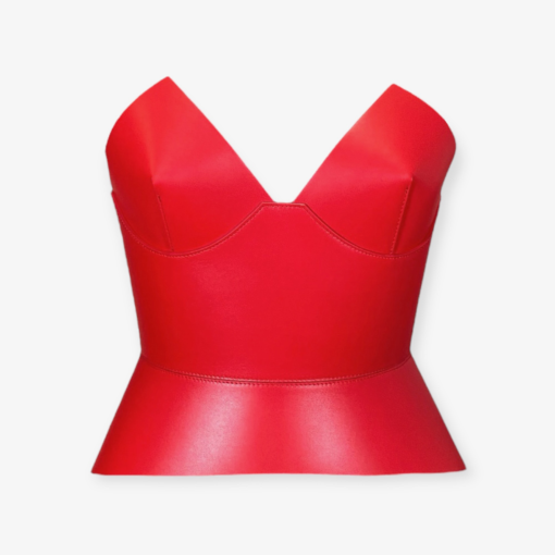 Full Body Red Corset Belt by Aria Margo
