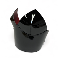 Crown Black Patent Top Leather Corset
