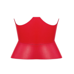 Red rounded XO CORSET BY ARIA MARGO
