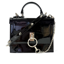 Alternative view of Alpha Black Patent Bag