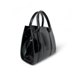 Alternative view of Beta Black Patent Bag