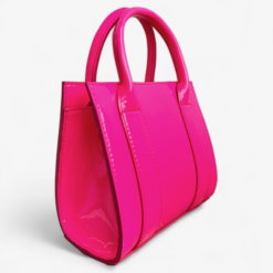 Beta Neon Pink Patent Bag