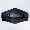 Black Diamond Leather Belt by Aria Margo