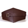 Brown Diamond Leather Belt by Aria Margo 1