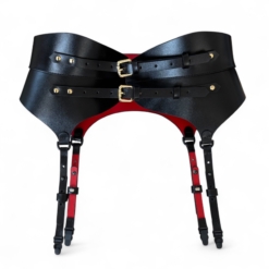Garters leather corset belt by Aria Margo 1