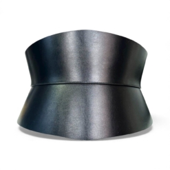 Eclipse Black Buckles Leather Corset Belt