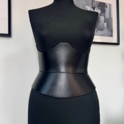 Eclipse XO Leather corset belt by Aria Margo