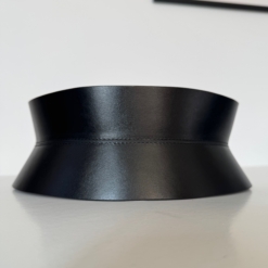 Mini black leather corset belt by Aria Margo 1