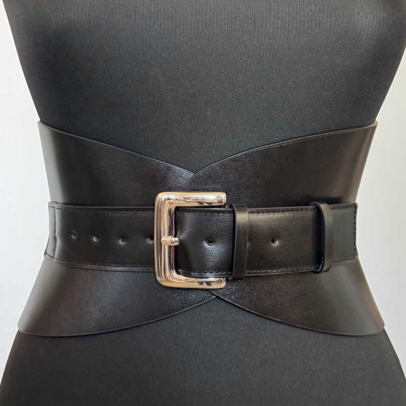 wide black belts for dresses Xtinmee 4 Pieces Plus Size Waist Women 2 XL Stretchy Elastic Vintage Belt for Accessories at Amazon Women's Clothing store which will help you choose the right size to buy Waist Belt Trendy Black Belt