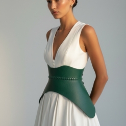 Alternative view of Nova Green Leather Corset Belt