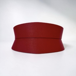 Eclipse Mini Red Leather Corset Belt