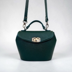 Ama Green Leather Bag