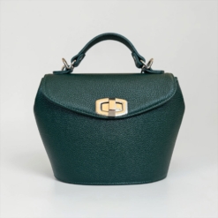 Ama Green Leather Bag - Image 4