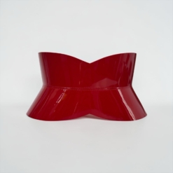 Red Patent Leather Hourglass Corset Belt